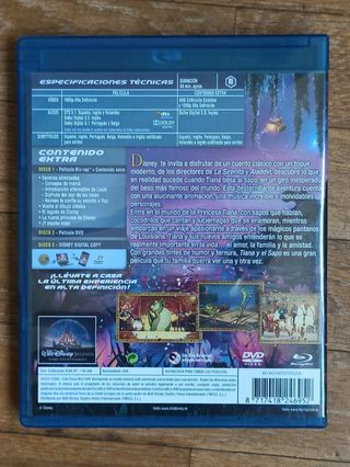 Tiana y el Sapo Blu-ray y DVD