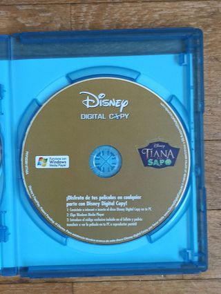 Tiana y el Sapo Blu-ray y DVD
