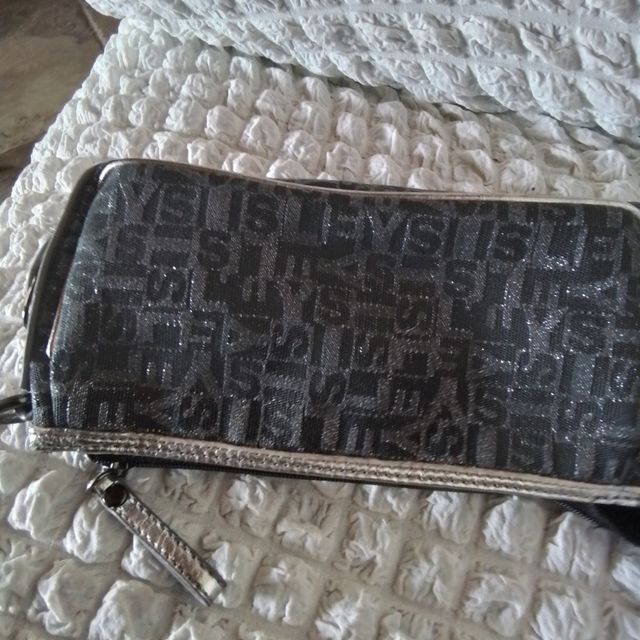 Borsetta pochetteSisley nero-argento