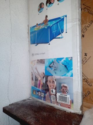 Piscina+ bomba depuradora + lona+covertor