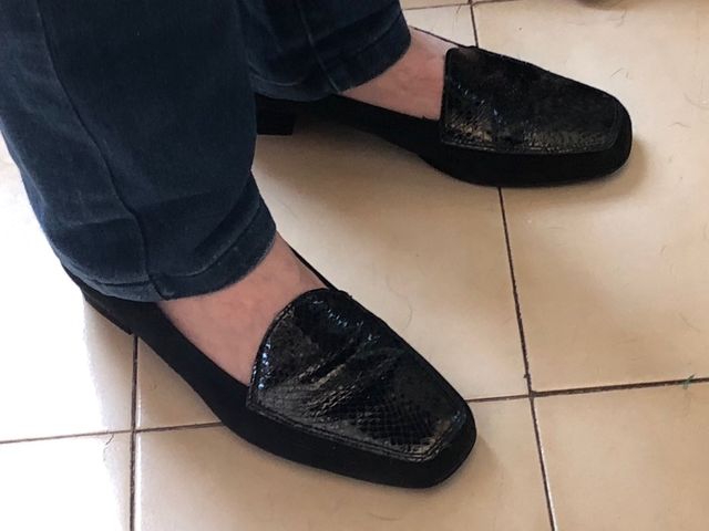 zapatos negros de señora