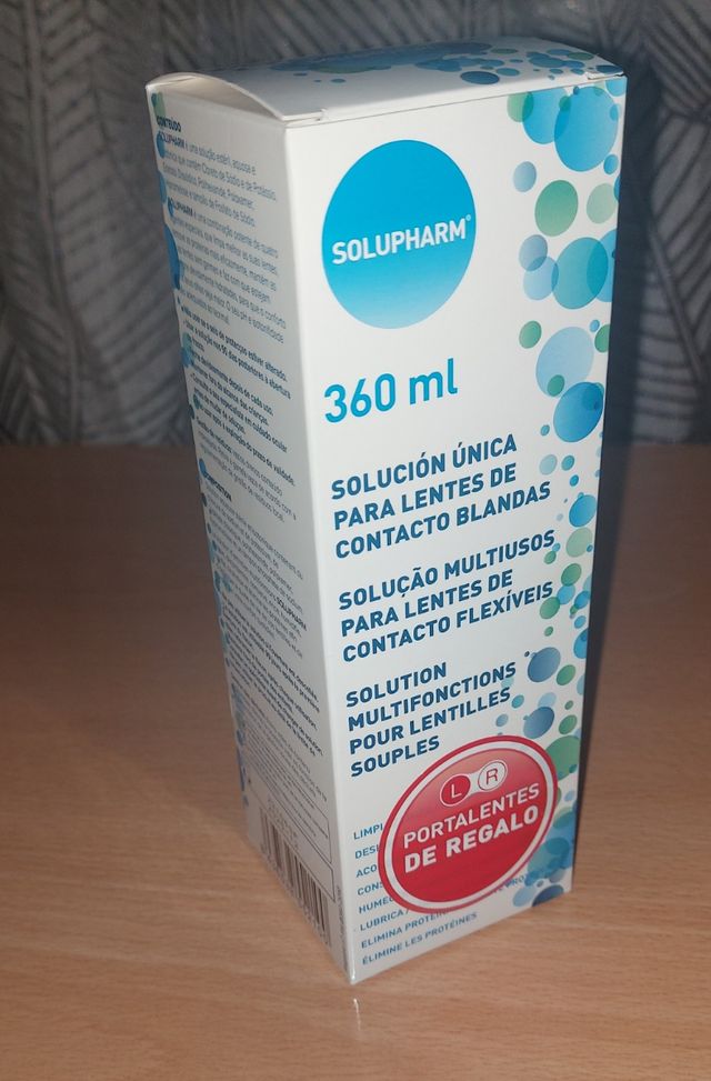 Solución para lentillas