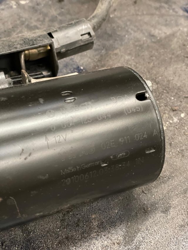 motor de arranque grupo VAG 02E 911 024A