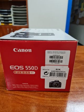 Cámara fotos y video Canon EOS 550D