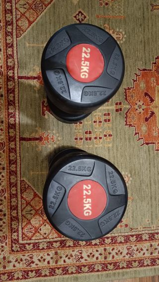 2 mancuernas de 22,5kg