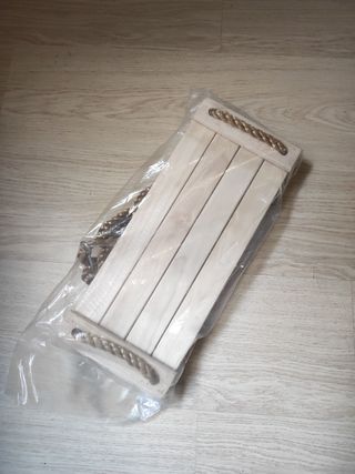 Columpio madera infantil