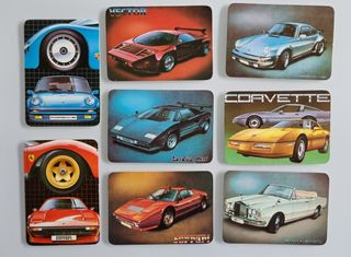 8 Calendários Porsche + Ferrari > Anos 80