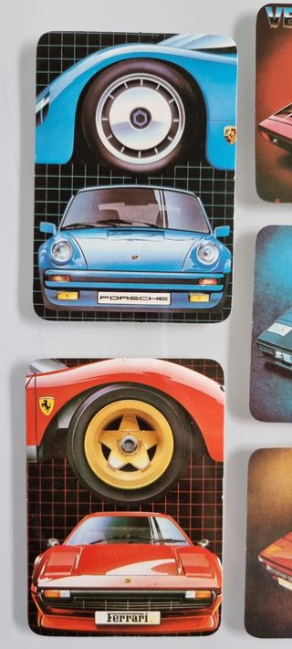 8 Calendários Porsche + Ferrari > Anos 80
