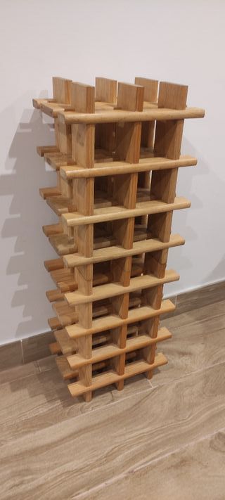 Botellero de madera