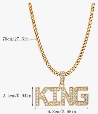 Collar King Nuevo color Oro