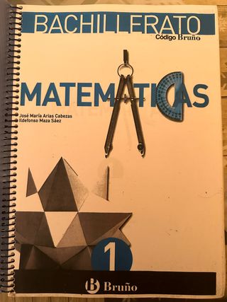 Libro de Matematicas 1º Bachillerato