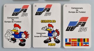 5 Calendarios - Euro 84 - Coleção