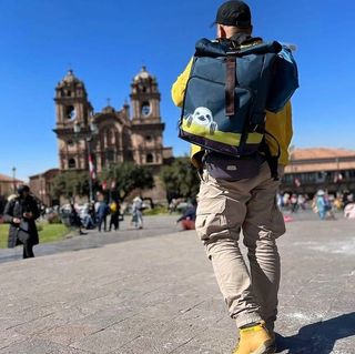 Mochila 20L viajera/colegio verde