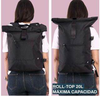 Mochila 20L viajera/colegio verde