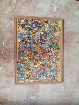Cuadro personajes de los simpson