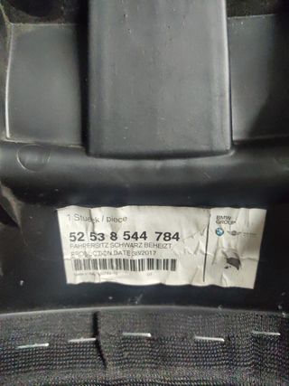 Cambio asiento normal por bajo RT1250