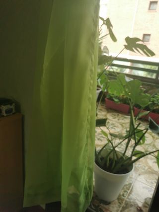 2 VISILLOS VERDE PISTACHO 100X200 CM