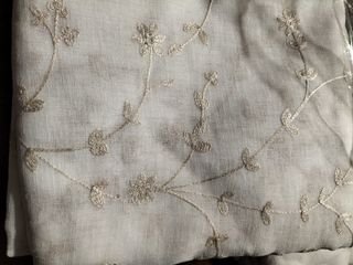 Cortinas bordadas