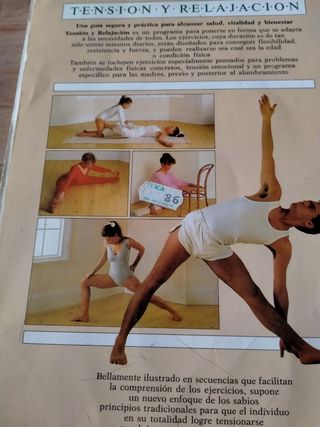 LOTE 2 EJEMPLARES YOGA, TENSION Y RELAX