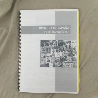 Impresión de resumen de historia de España