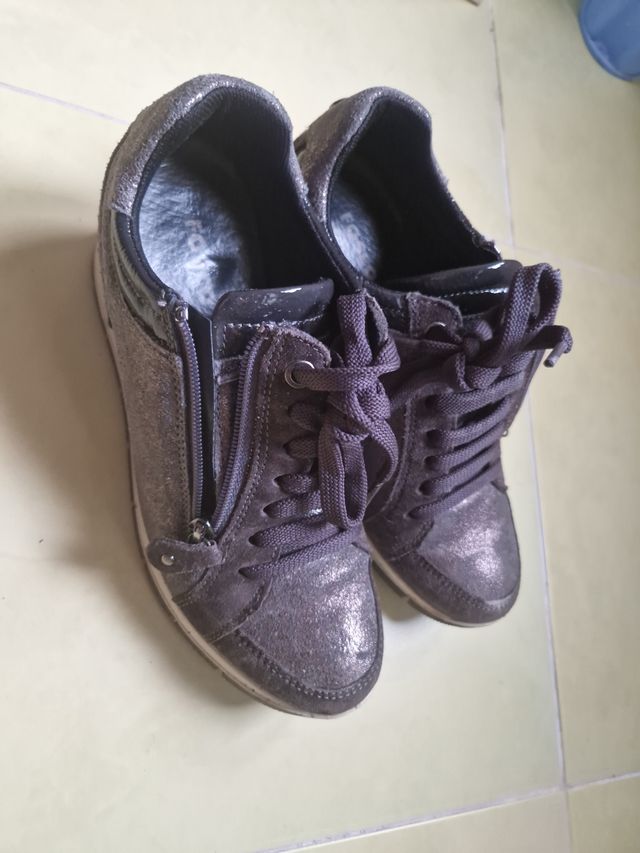 Zapatillas con cuña T 35