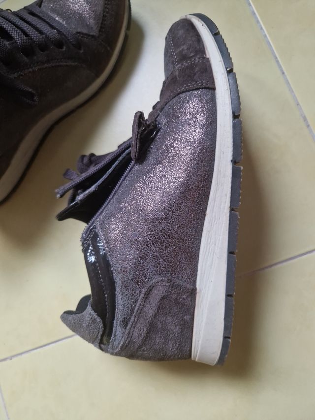 Zapatillas con cuña T 35