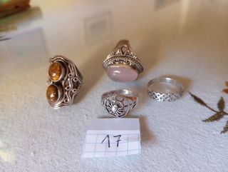 Anillos de plata entre 18 euros y 12 euros