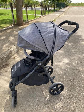 Silla de paseo Niu VentT con capota gris "stone"