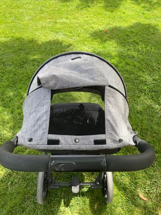 Silla de paseo Niu VentT con capota gris "stone"