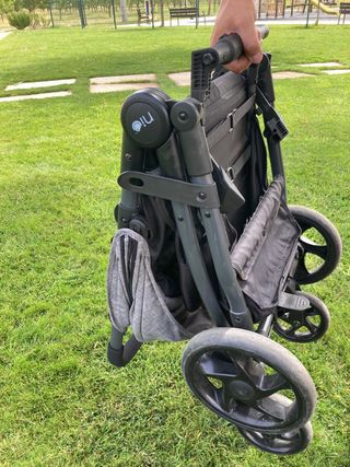 Silla de paseo Niu VentT con capota gris "stone"