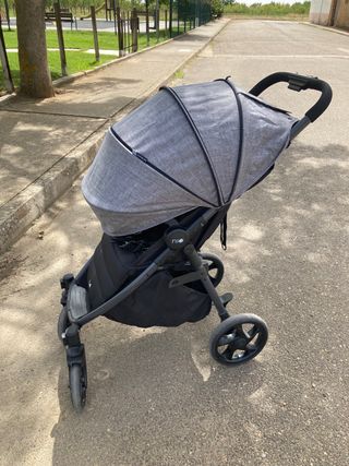 Silla de paseo Niu VentT con capota gris "stone"