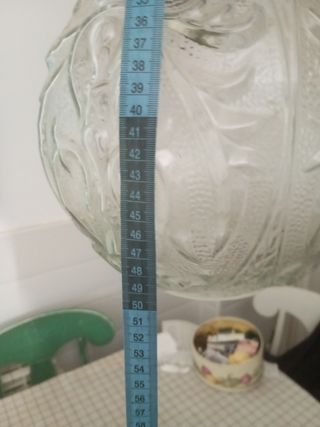 Lampara vintage cristal tallado