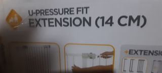 Barandilla seguridad protectora y 2 ampliaciones