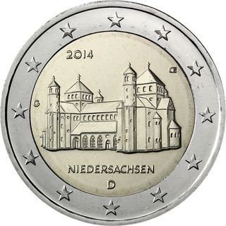 Moneda Conmemorativa 2€ ALEMANIA 2014 Niedersachen