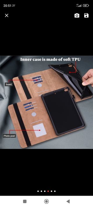 Funda tablet Huawei Mediapad M5 10". Color AZUL