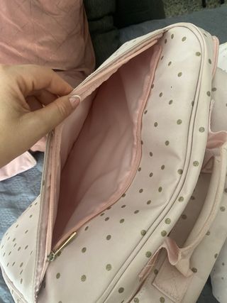 saco , bolso y cambiador para bebe