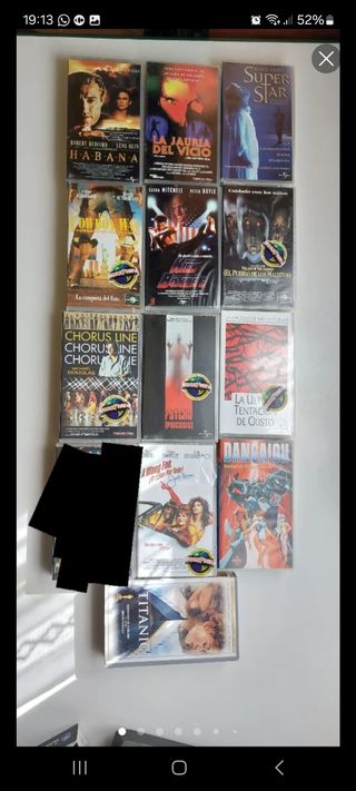 Liquidación Lote Películas Vhs nuevas y precintada