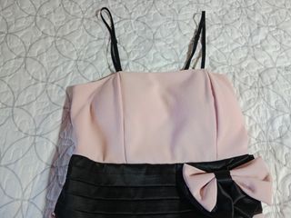 Vestido corto de fiesta rosa