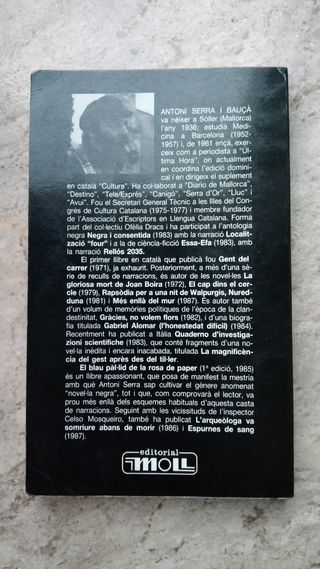 Libro El Blau pàlid de la rosa de paper