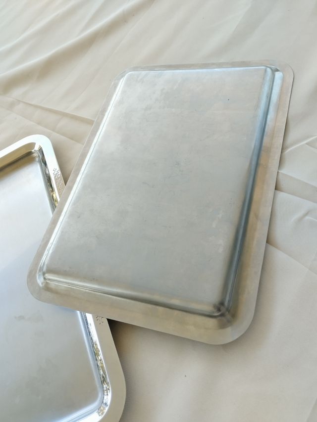 Set Vassoio Rettangolari Acciaio