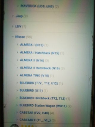 Filtro de gasolina nissan wk 940/6