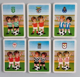6 Calendários Equipas de Futebol - 1984