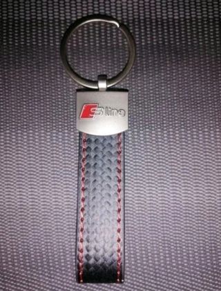 Original emblema Sline de metal para Audi, mate.