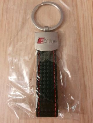 Original emblema Sline de metal para Audi, mate.