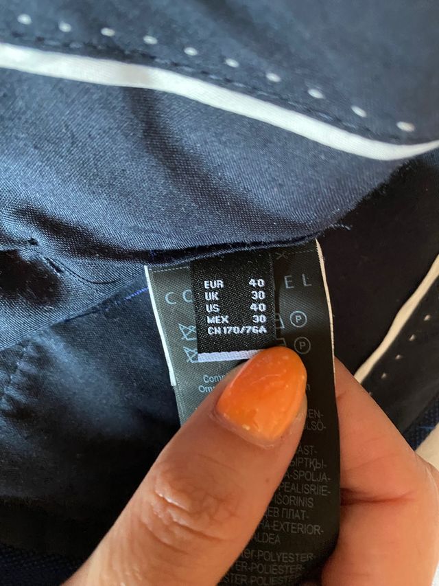 traje azul cortefield