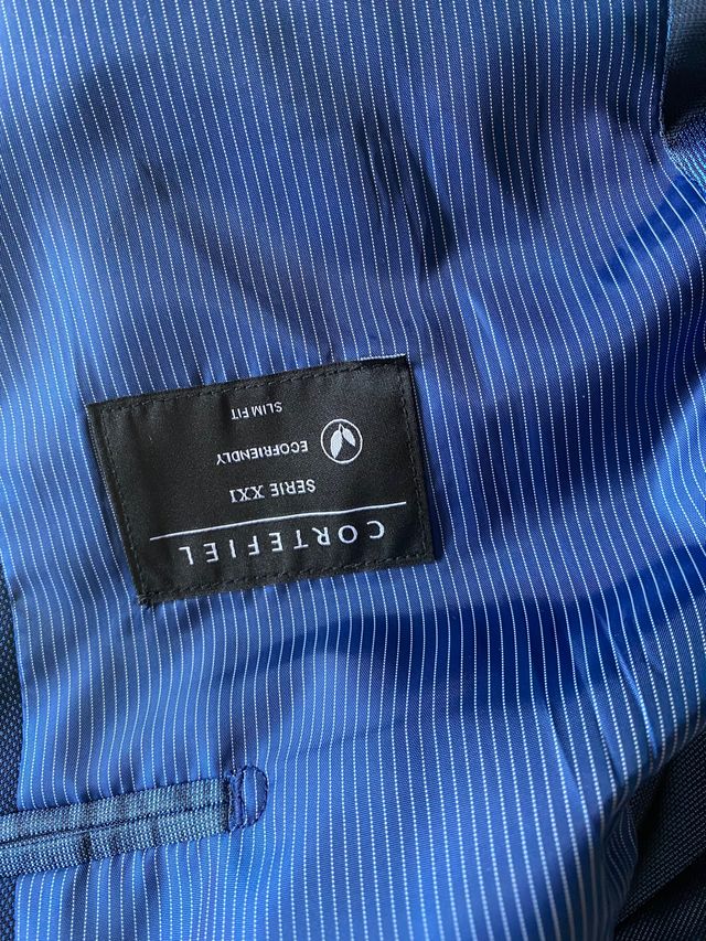 traje azul cortefield