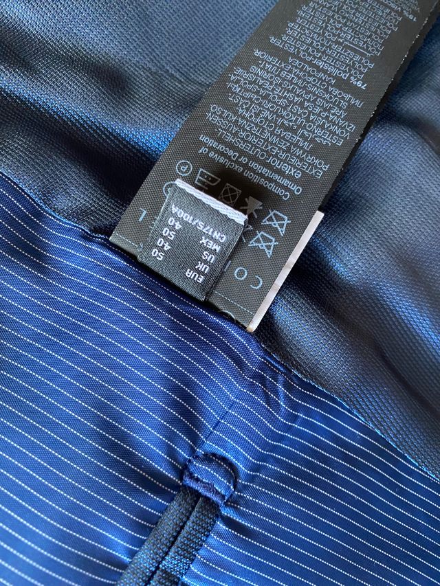 traje azul cortefield