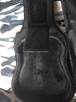 Estuche, funda rígida, para guitarra acústica