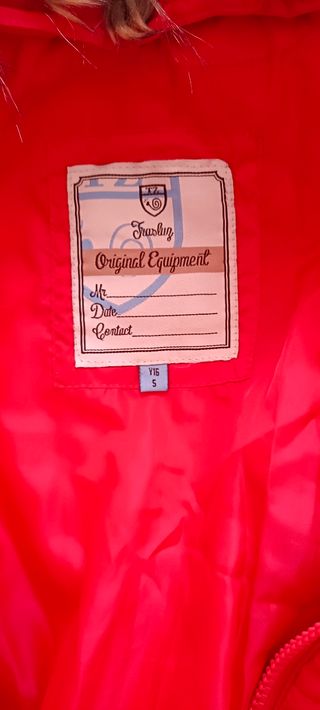 Cazadora plumas mujer