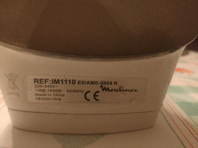 Plancha moulinex inicio 10 IM1110 